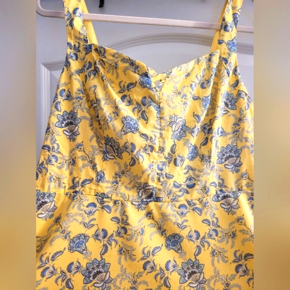 ✨️🪻Yellow Floral Dress - Picture 3 of 16